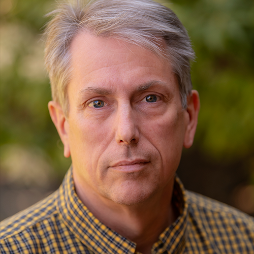 head and shoulders portrait of Ron Potvin outdoors
